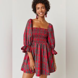 Francesca’s Effie plaid dress